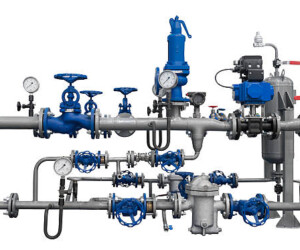 Pipeline fragment with devices isolated.